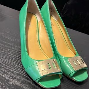 Cute green wedges… never worn